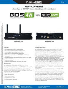 GDS-4W Datasheet