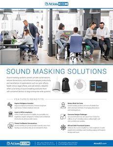 Sound Masking Family Customer Flyer (2 pages)
