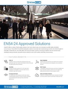 EN54-24 Approved Solutions - Customer Flyer - ISE 2022 (2 pages)