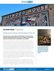 Haywood House Case Study