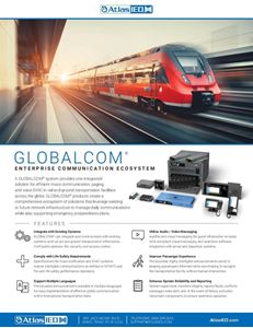 GLOBALCOM Rail and Ground Transportation Brochure