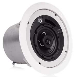 4 Coaxial In Ceiling Loudspeaker With 16 Watt 70 100v