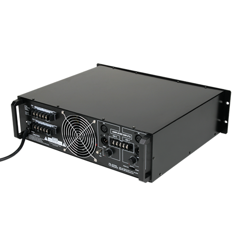 2-Channel, 700-Watt 70V/100V/8Ω/4Ω Commercial Audio Power Amplifier
