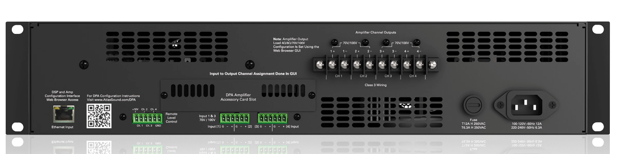 2-Channel or 4-Channel Configurable Networkable 2400-Watt Power 