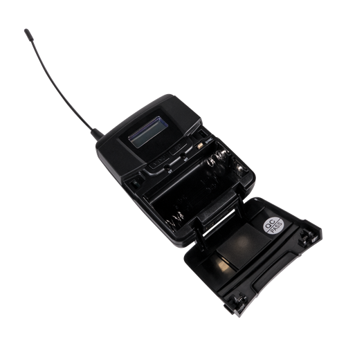 Wireless Microphone Belt Pack for Use with MW Microphones and MWRCVR Wireless Receiver