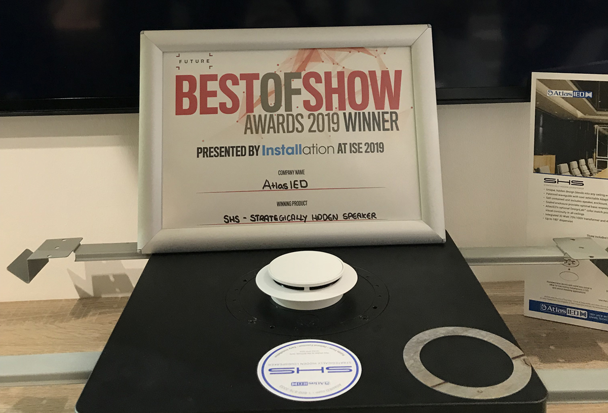SHS Selected for Best of Show at ISE 2019 | AtlasIED