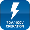 70V / 100V Operation
