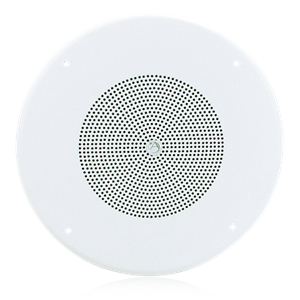 Picture of 8" Dual Cone In-Ceiling Speaker with 25V/70V 5-Watt Transformer and 62-8 Baffle