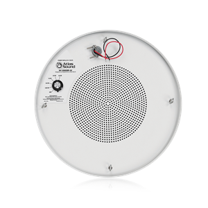 Picture of 8" Dual Cone Sound Masking Speaker with 4-Watt 70V Transformer and Enclosure - White and Round