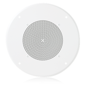 Picture of 8" In-Ceiling Speaker for Fire Signaling with 5-Watt 70V Transformer and U51-8 Baffle