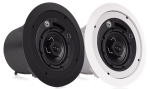 Picture of 4" Coaxial In-Ceiling Speaker with 16-Watt 70/100V Transformer and Ported Enclosure