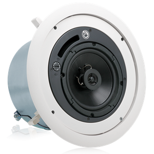 Picture of EN54-24 certified 6" Coaxial In-Ceiling Speaker with 32-Watt 70/100V Transformer and Ported Enclosure