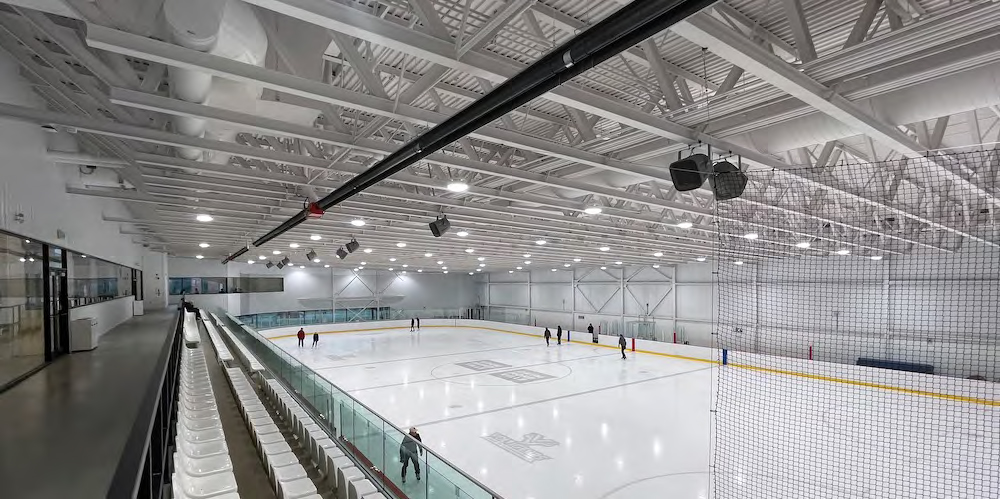 Girardin Sports Center Overlooking Ice Rink