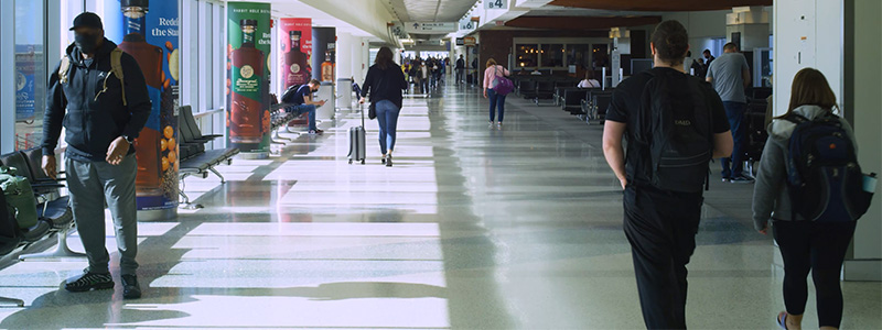 Airport walkway