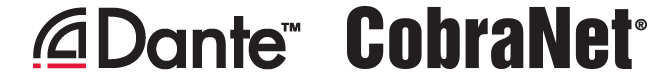 Dante and CobraNet logos