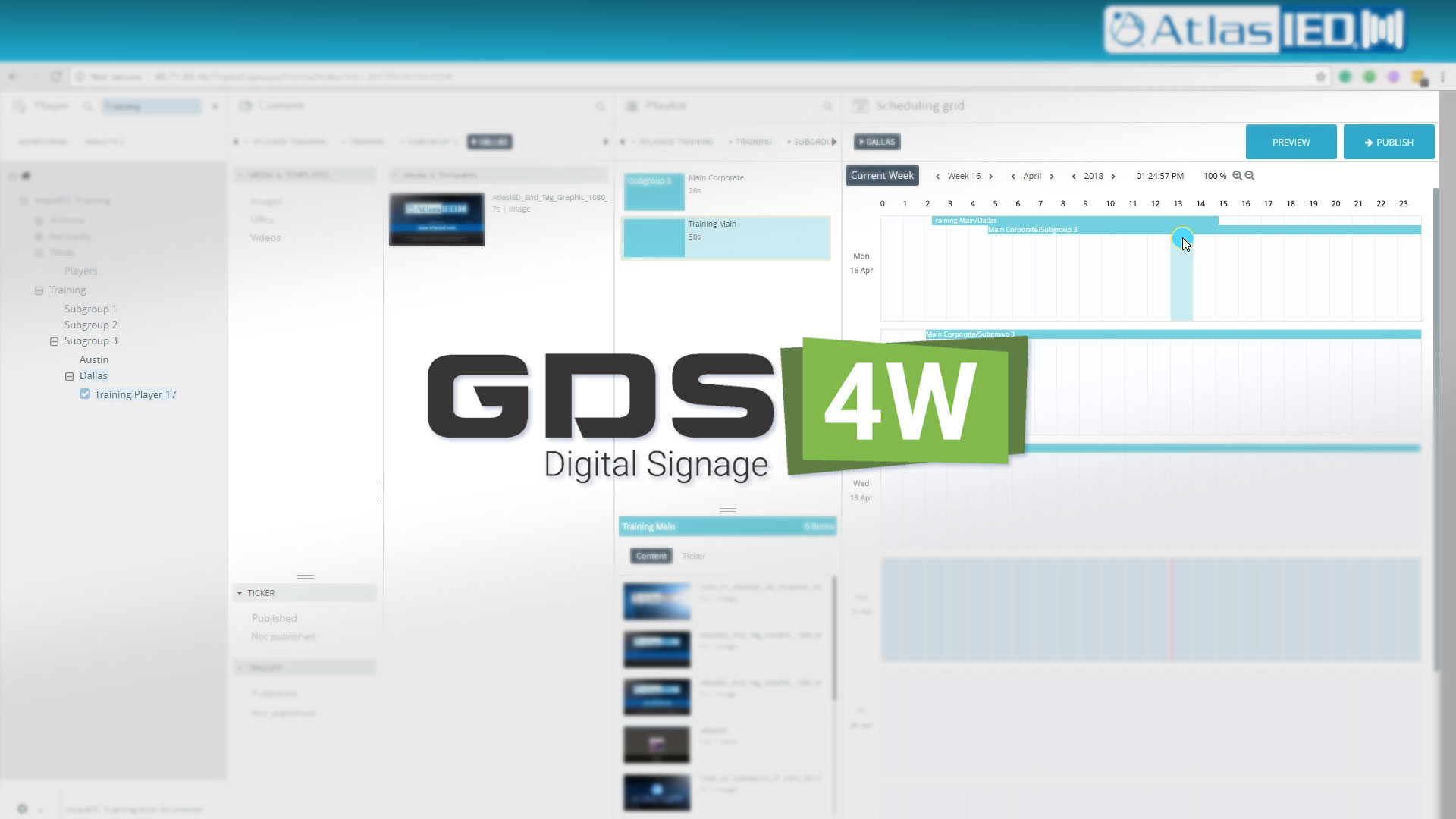 GDS-4W Education Splash Screen