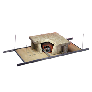 Picture of Fire Rated 8" Coaxial Speaker with 16-watt 8-watt 70V Transformer, Enclosure, and Baffle