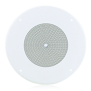 Picture of 8" Dual Cone In-Ceiling Speaker with 25V/70V 5-Watt Transformer and 62-8 Baffle with Volume Control