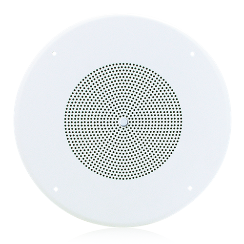 Picture of 8" Dual Cone In-Ceiling Speaker with 25V/70V 5-Watt Transformer and 62-8 Baffle with Volume Control