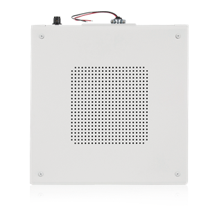 Picture of 8" Dual Cone Sound Masking Speaker with 4-Watt 70V Transformer and Enclosure - White