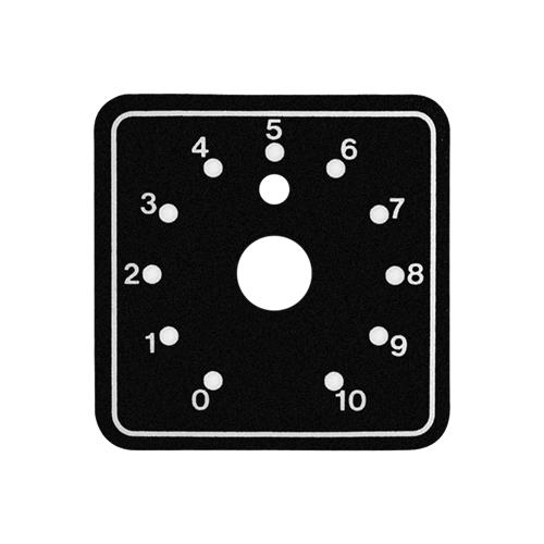 Picture of Attenuator Rack Mounting Plate Holds up to 6 Attenuators
