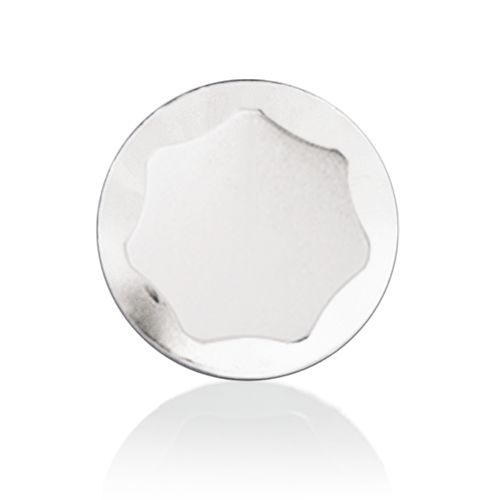 Picture of Skirted Knob; White; 1-1/8 inch Diameter 