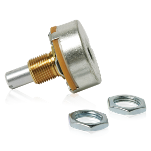 Picture of 50 Ohm Wirewound Potentiometer. 3 Watt.  Includes Mounting Hardware