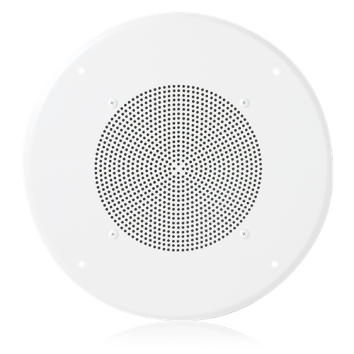 Picture of 8" In-Ceiling Speaker for Fire Signaling  with 25V 5-Watt Transformer and U51-8 Baffle