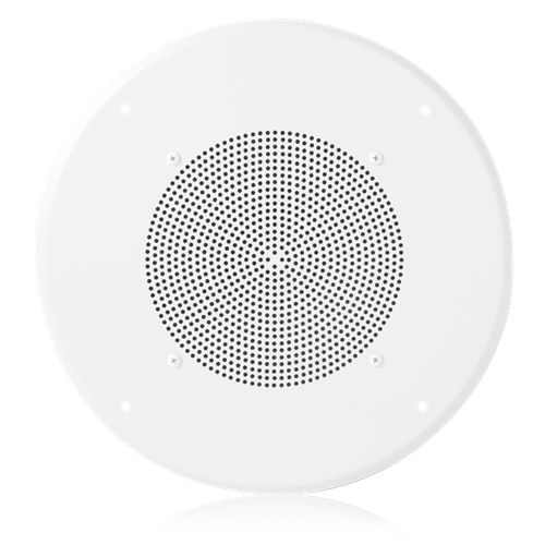 Picture of 8" Dual Voice Coil In-Ceiling Speaker for Fire Signaling  with 25V 5-Watt Transformer and U51-8 Baffle