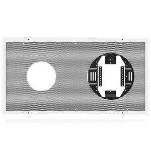 Picture of Perforated Baffle for 8 inch Speaker and 12 inch Analog Clock