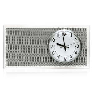 Picture of Perforated Baffle for 8 inch Speaker and 8 inch or 9 inch Analog Clock (Clock By Others)