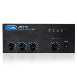 Picture of 4-Input, 50-Watt Mixer Amplifier with Automatic System Test (PHD)