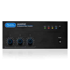 Picture of 3-Input, 30-Watt Mixer Amplifier with Automatic System Test (PHD)