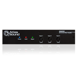 Picture of 3-Input, 60-Watt Mixer Amplifier with Global Power Supply