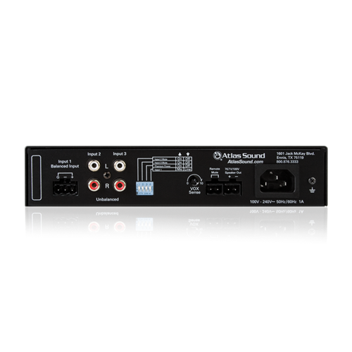 Picture of 3-Input, 60-Watt Mixer Amplifier with Global Power Supply