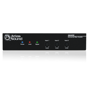 Picture of 3-Input, 40-Watt Mixer Amplifier with Global Power Supply
