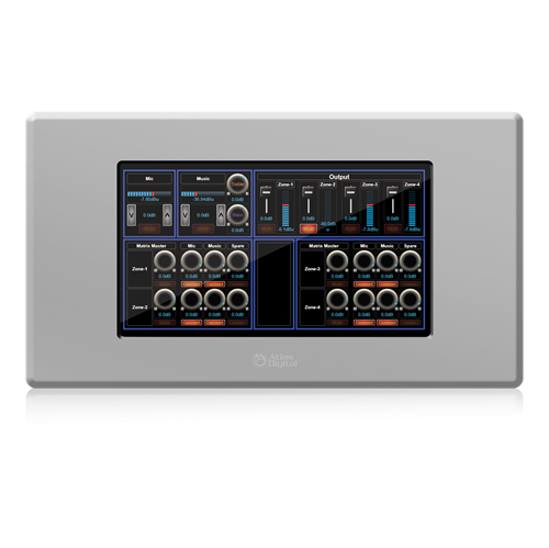 Picture of BlueBridge<sup>®</sup> 7" Touch Panel Wall Controller - White