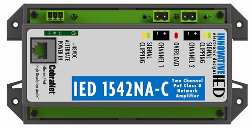 Picture of IED1542NA-C PoE Amplifier with CobraNet<sup>®</sup> Network Audio