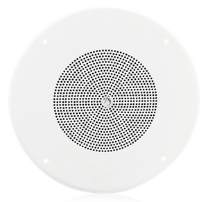 Picture of 8" In-Ceiling Loudspeaker Assembly w 25V/70.7V Transformer Baffle and Hyfidrophobic™ Treatment