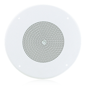 Picture of 8" In-Ceiling Coaxial Speaker with 70.7V 8-Watt Transformer, Baffle, and Hyfidrophobic™ Treatment Coating
