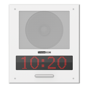 Picture of PoE+ Indoor Wall Mount IP Speaker with LED Display, Paging Microphone, and LED Flashers
