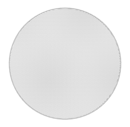 Picture of 6.5" Coaxial In-Ceiling Speaker with 32-Watt 70V/100V Transformer, Ported Enclosure, Safety First Mounting System and Round White Edgeless Grille