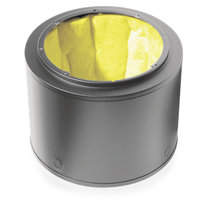 Picture of 8 inch Q Series 1 Cubic ft Cylindrical Enclosure with Undercoating