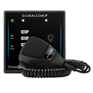 Picture of GLOBALCOM®.IP Digital Microphone Station with 4 Buttons and Dante® Message Channels
