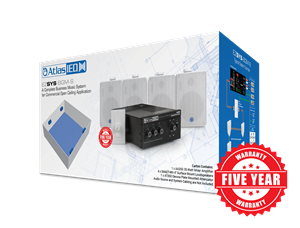 Picture of Complete Business Music & Paging System for Surface Mount Applications - with Wall Level Controller