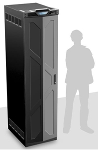 Picture of Texas Tough 45RU 30" Deep Rack with Solid Door