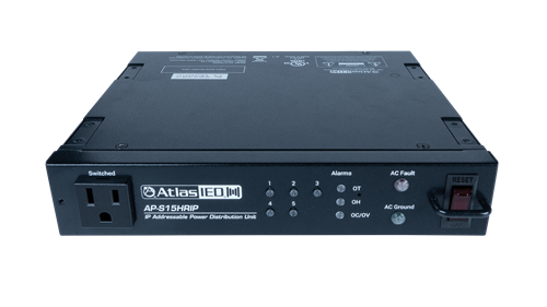 Picture of 1/2 rack IP addressable Power Distribution Unit