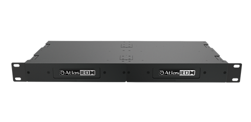 Picture of Dual PoE+ IP Addressable IP-to-Analog Gateways with Integrated Amplifier and Rack Mount Kit