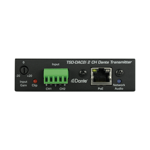 Picture of 2-Channel Balance Line Input to Dante<sup>®</sup> Interface