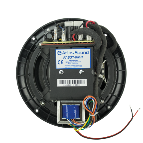 Picture of 6" In-Ceiling Coaxial Speaker Motorboard Assembly with 32-Watt 70.7V/100V Transformer 